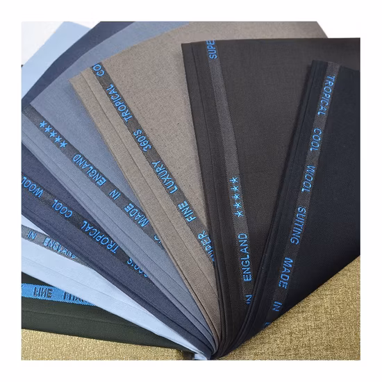 Four Colour Mini Design Wool Fabric for Man Jacket