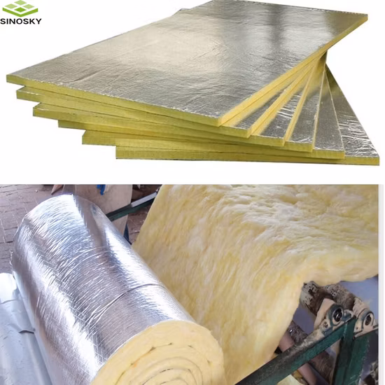 Одеяло из стекловаты Стекловата из волокна для теплоизоляции крыши и стен дома