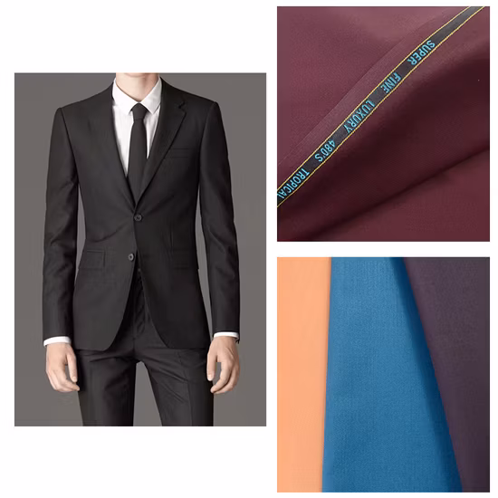 Четыре цвета мини-дизайн шерстяной ткани для мужской куртки
